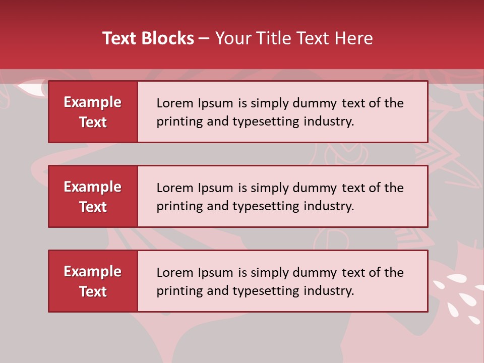 Punch Conceptual Glove PowerPoint Template