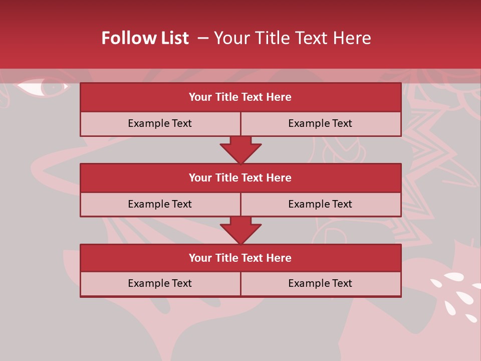 Punch Conceptual Glove PowerPoint Template