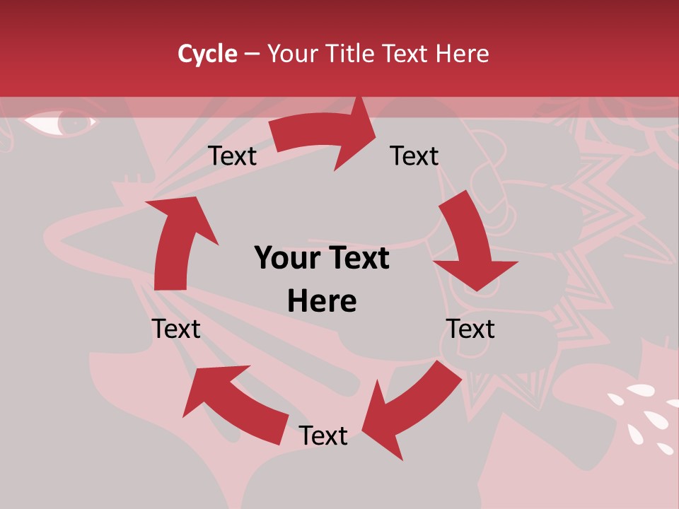 Punch Conceptual Glove PowerPoint Template