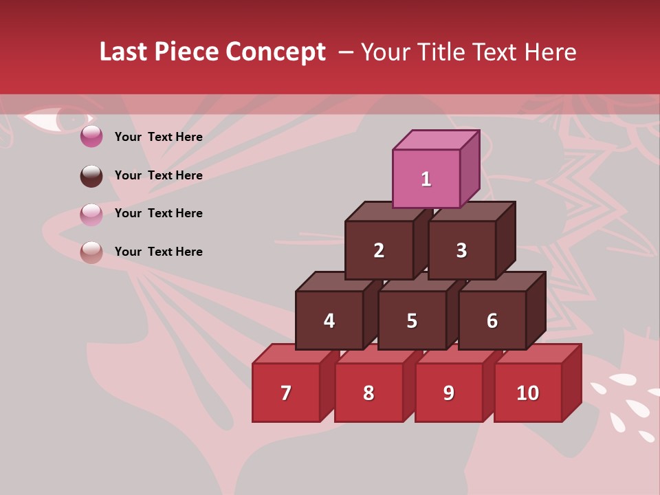 Punch Conceptual Glove PowerPoint Template
