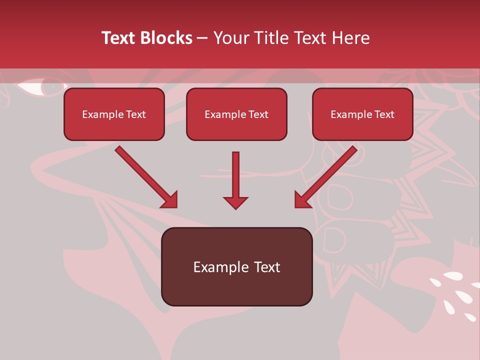 Punch Conceptual Glove PowerPoint Template