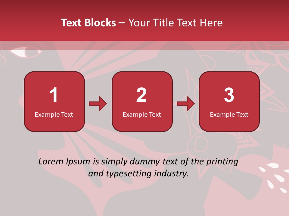 Punch Conceptual Glove PowerPoint Template