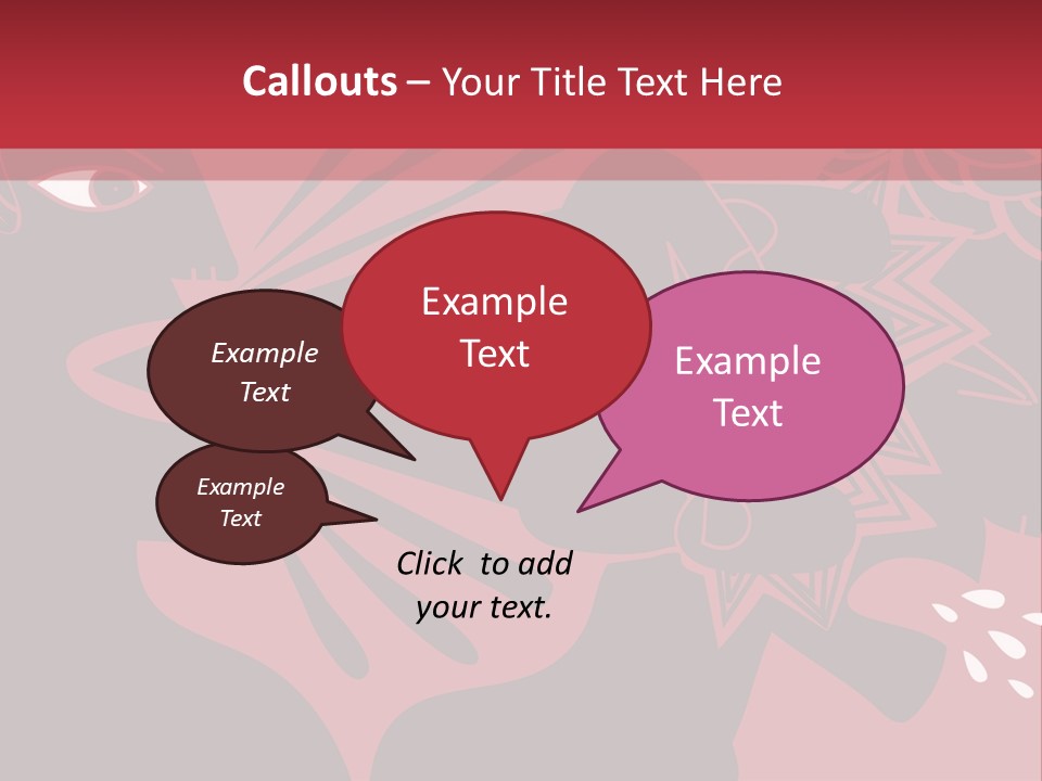 Punch Conceptual Glove PowerPoint Template