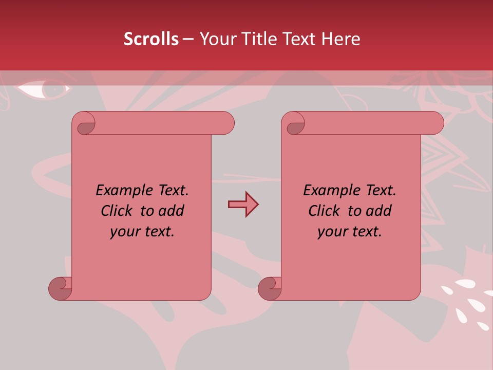Punch Conceptual Glove PowerPoint Template