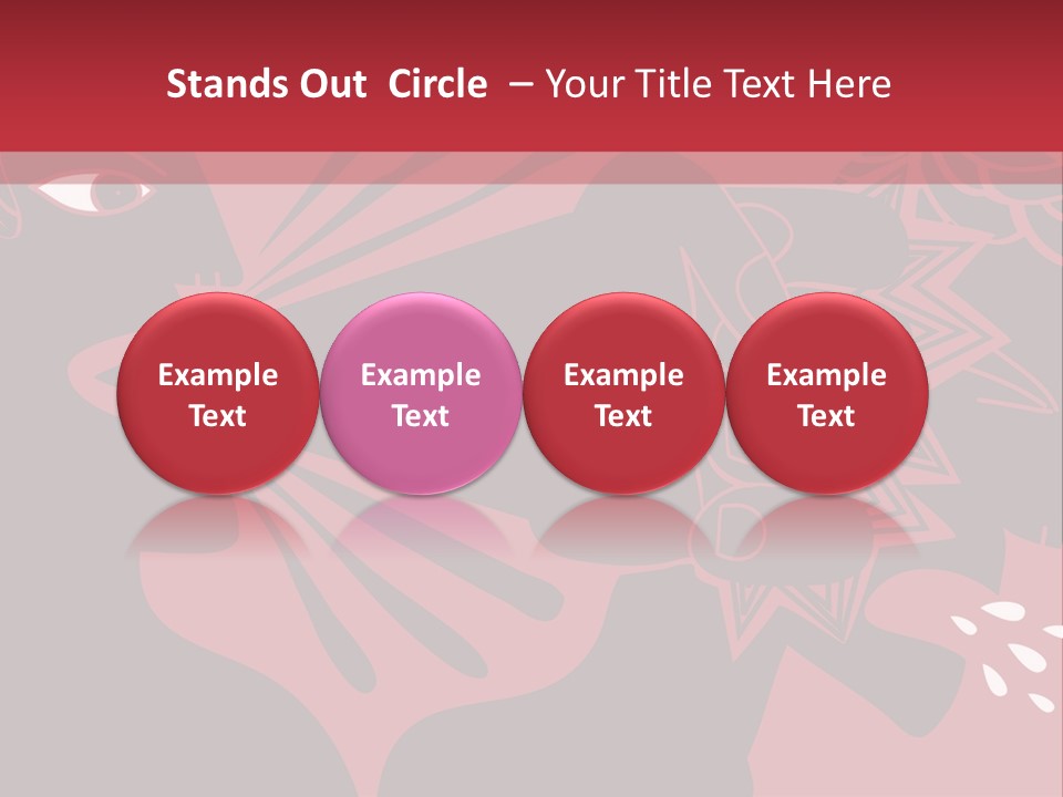 Punch Conceptual Glove PowerPoint Template