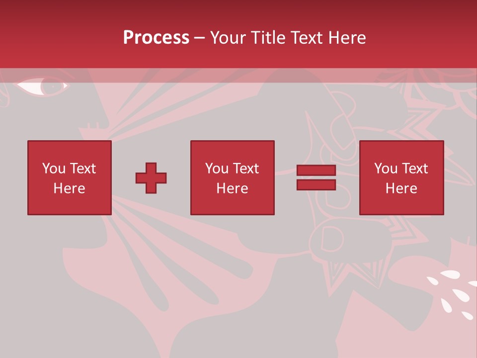 Punch Conceptual Glove PowerPoint Template