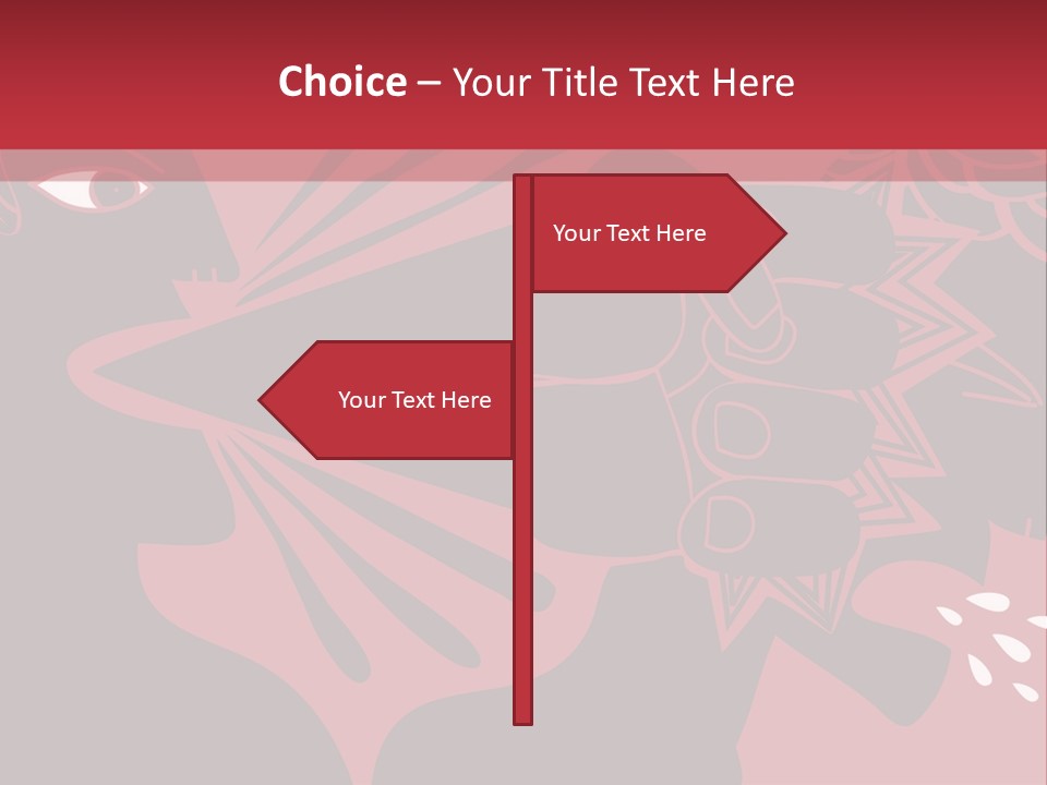 Punch Conceptual Glove PowerPoint Template