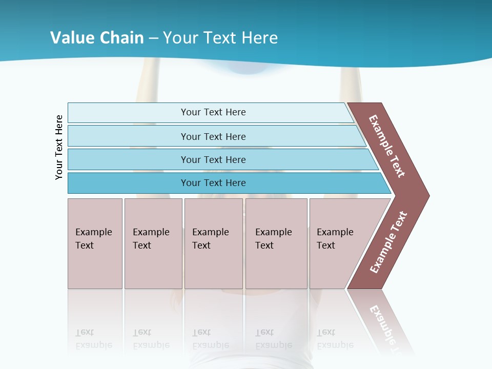 A Pregnant Woman Sitting On A Yoga Mat Holding A Blue Ball PowerPoint Template