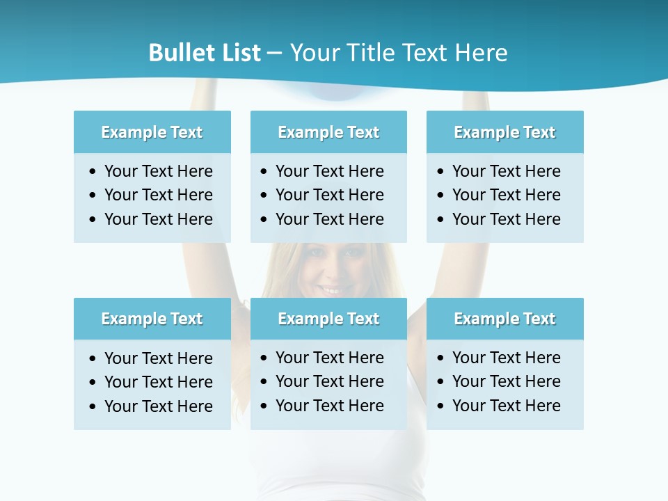 A Pregnant Woman Sitting On A Yoga Mat Holding A Blue Ball PowerPoint Template