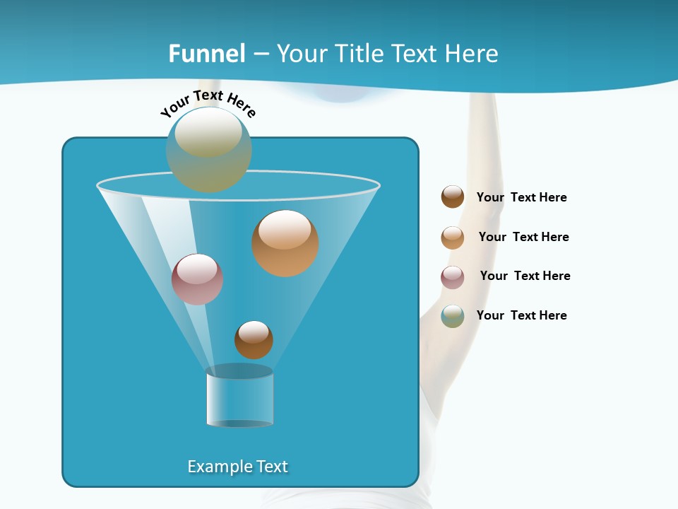 A Pregnant Woman Sitting On A Yoga Mat Holding A Blue Ball PowerPoint Template