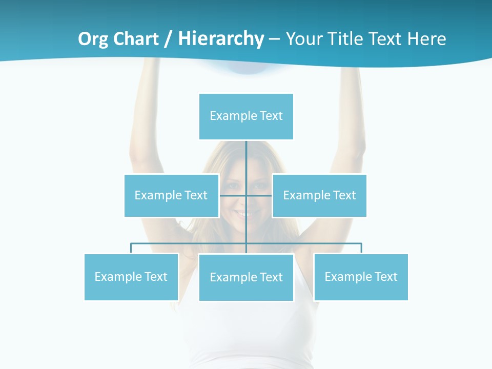 A Pregnant Woman Sitting On A Yoga Mat Holding A Blue Ball PowerPoint Template