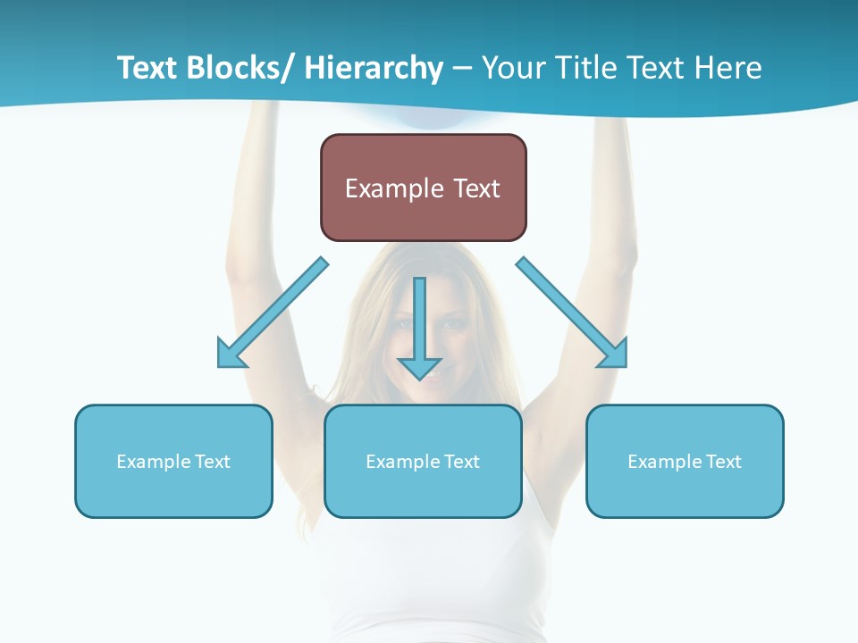 A Pregnant Woman Sitting On A Yoga Mat Holding A Blue Ball PowerPoint Template