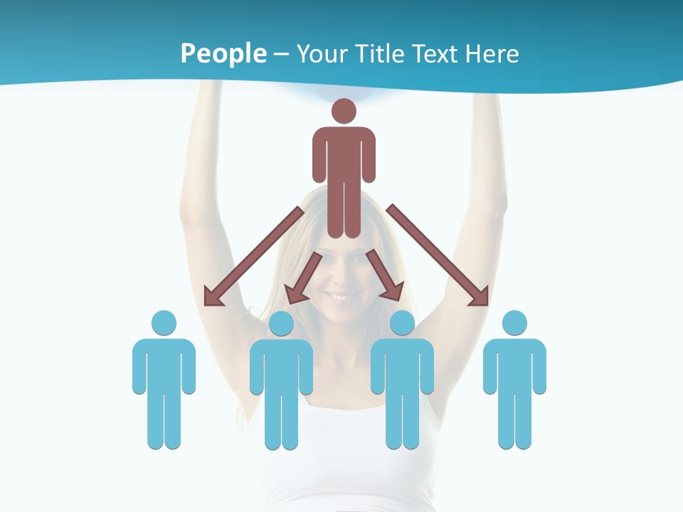 A Pregnant Woman Sitting On A Yoga Mat Holding A Blue Ball PowerPoint Template