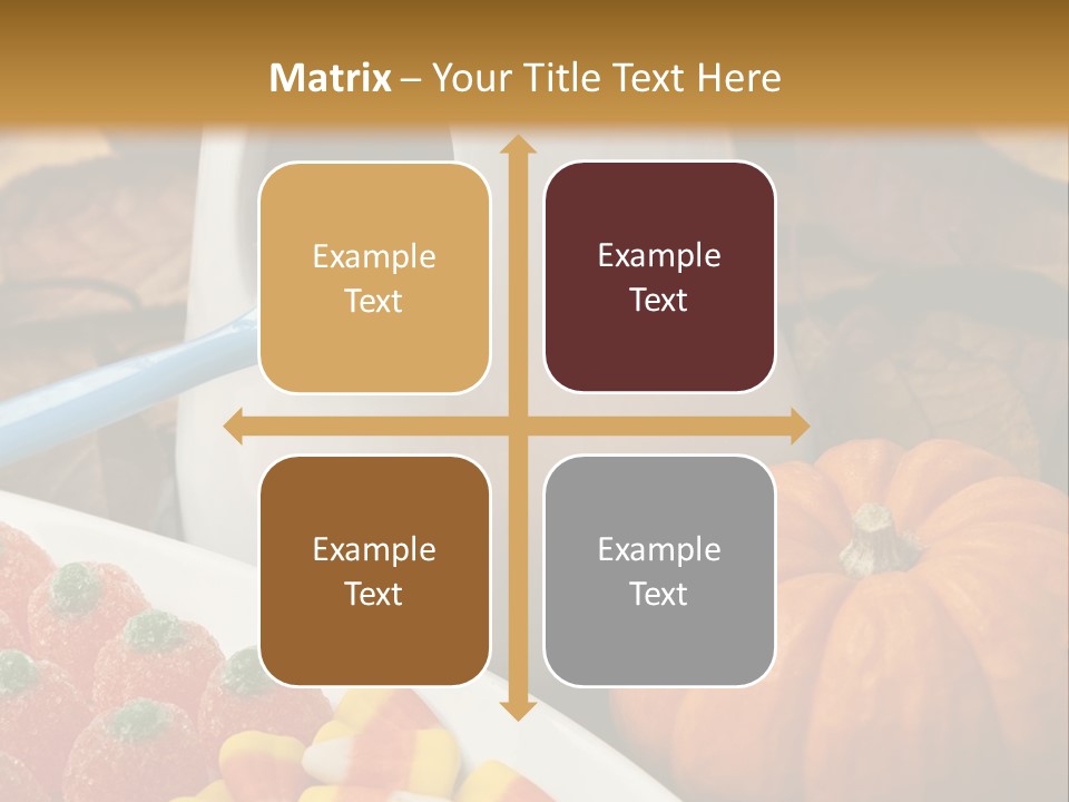 Pumpkin Spook Jujubes PowerPoint Template