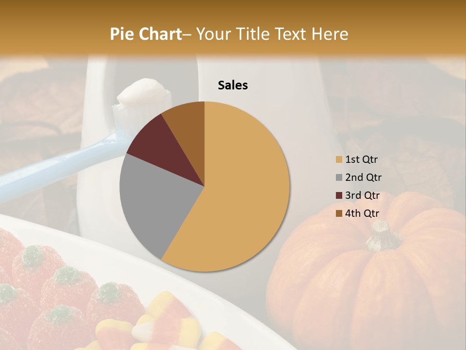 Pumpkin Spook Jujubes PowerPoint Template