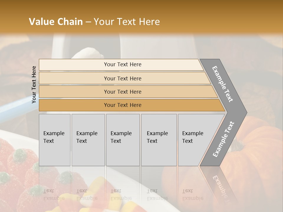 Pumpkin Spook Jujubes PowerPoint Template