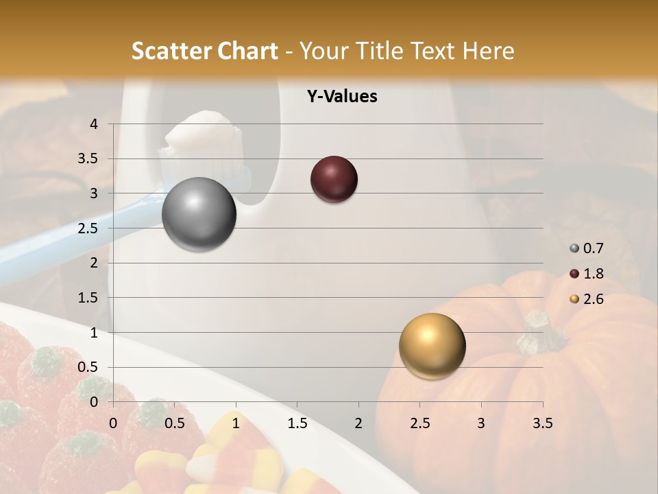 Pumpkin Spook Jujubes PowerPoint Template