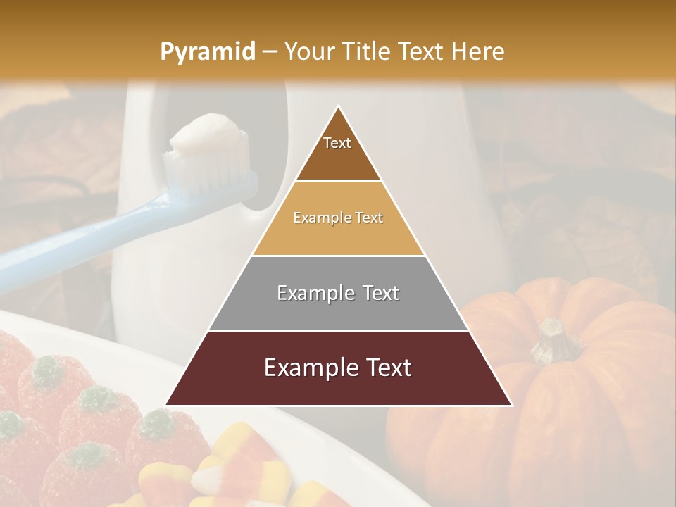 Pumpkin Spook Jujubes PowerPoint Template