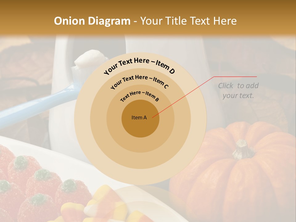 Pumpkin Spook Jujubes PowerPoint Template