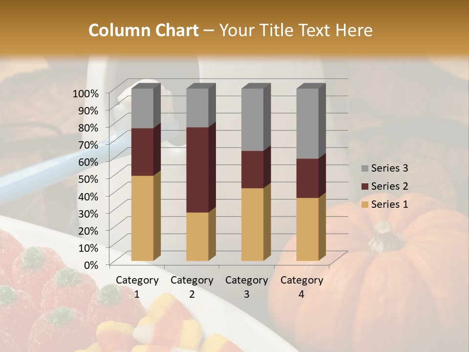 Pumpkin Spook Jujubes PowerPoint Template