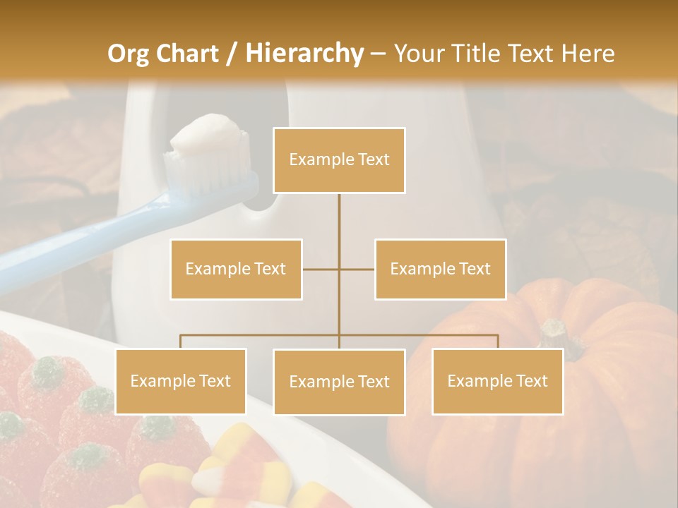 Pumpkin Spook Jujubes PowerPoint Template