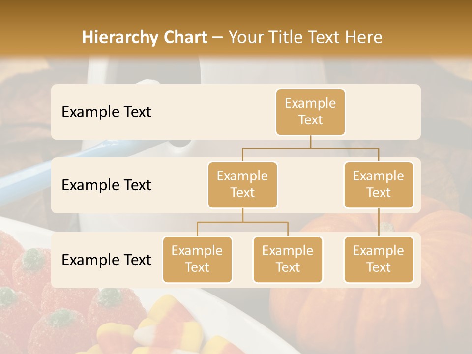Pumpkin Spook Jujubes PowerPoint Template