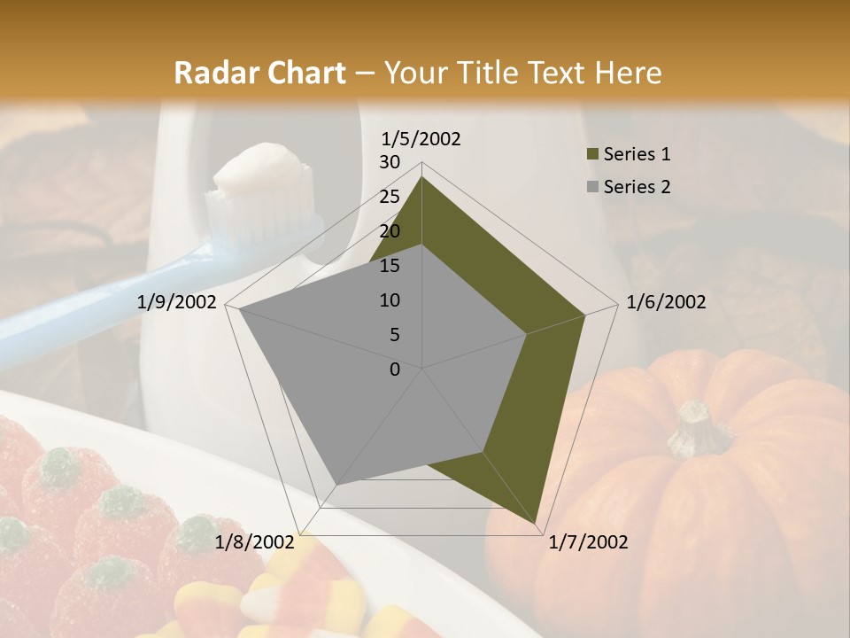 Pumpkin Spook Jujubes PowerPoint Template