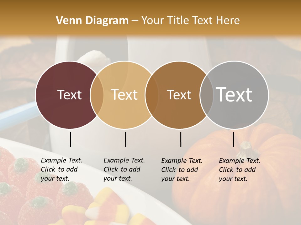 Pumpkin Spook Jujubes PowerPoint Template