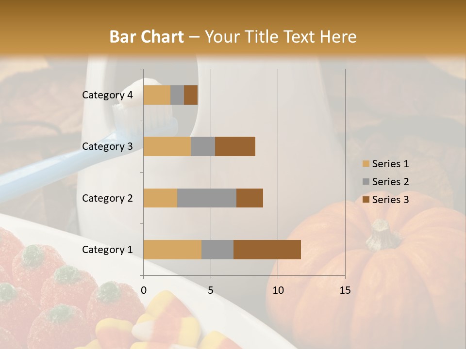 Pumpkin Spook Jujubes PowerPoint Template