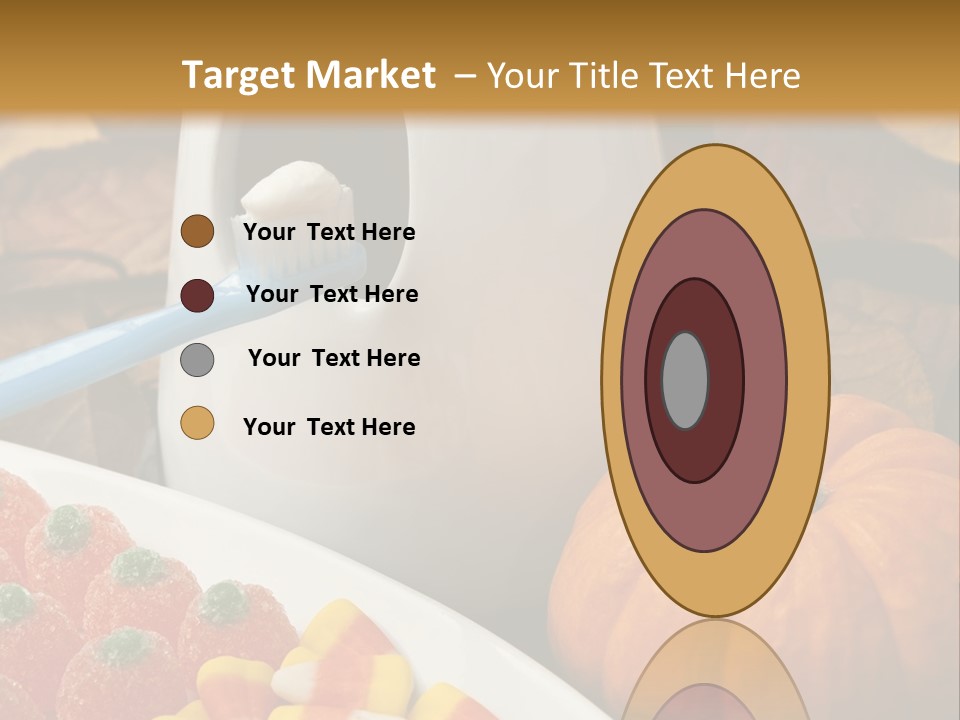Pumpkin Spook Jujubes PowerPoint Template