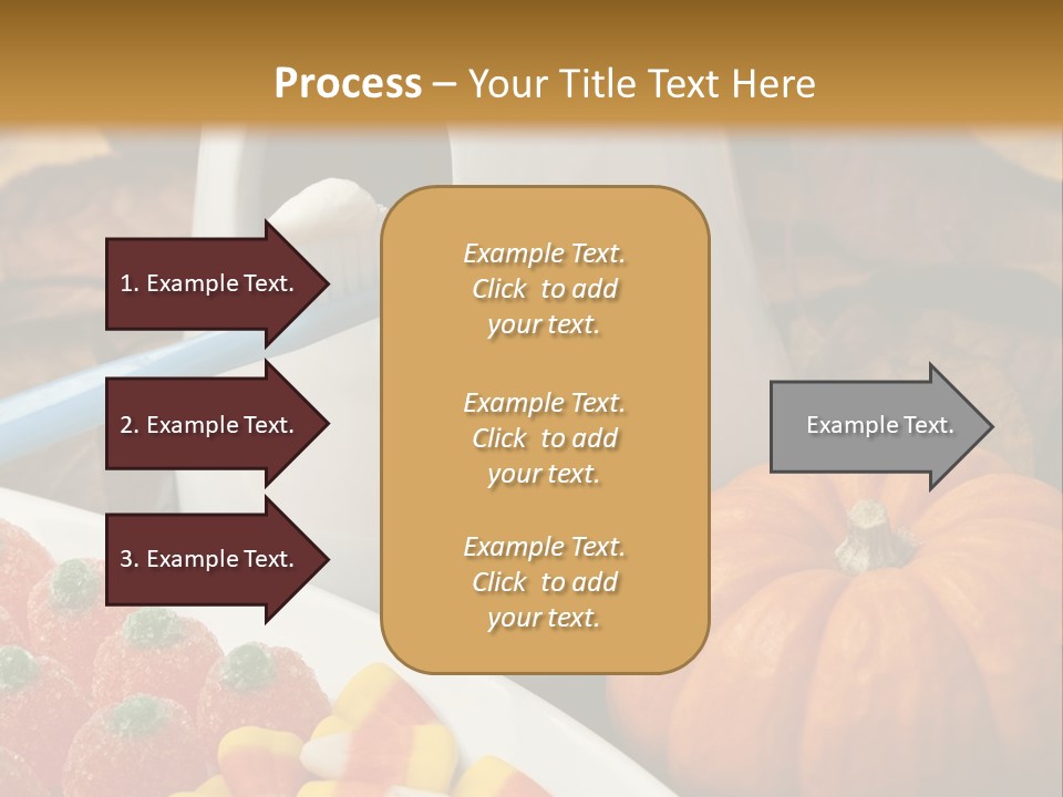 Pumpkin Spook Jujubes PowerPoint Template