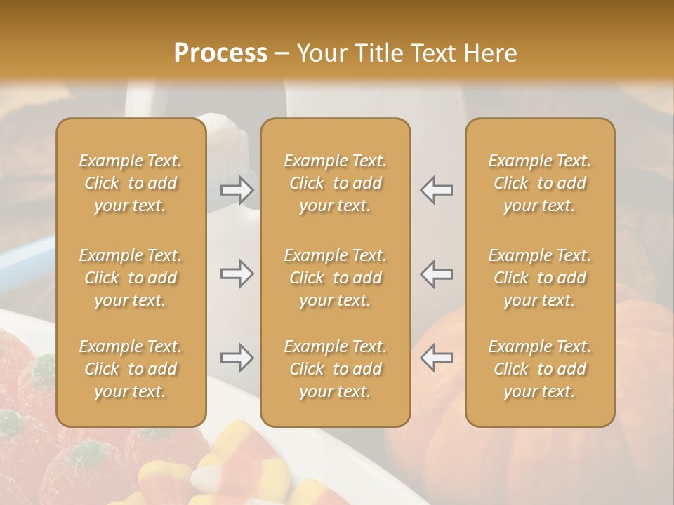 Pumpkin Spook Jujubes PowerPoint Template