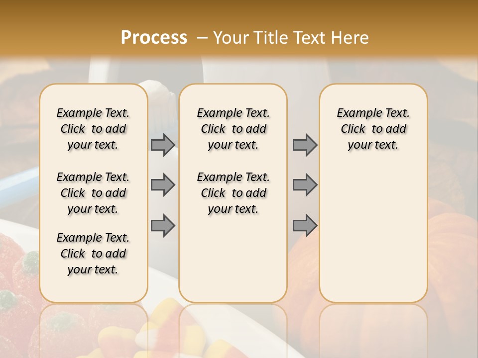 Pumpkin Spook Jujubes PowerPoint Template