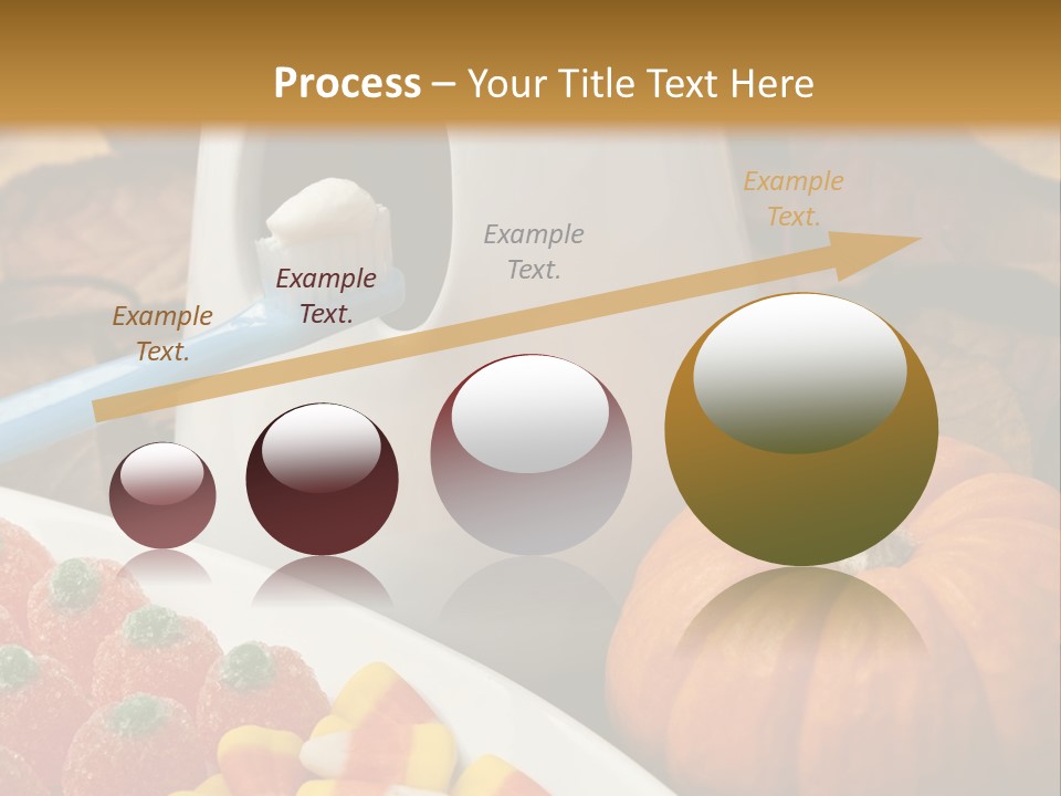 Pumpkin Spook Jujubes PowerPoint Template