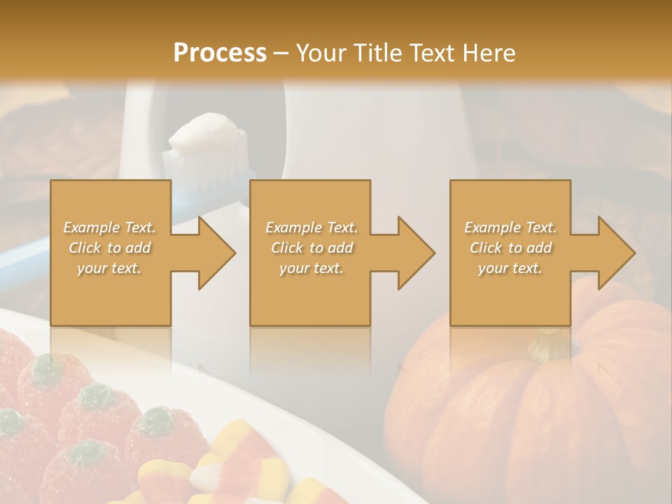Pumpkin Spook Jujubes PowerPoint Template