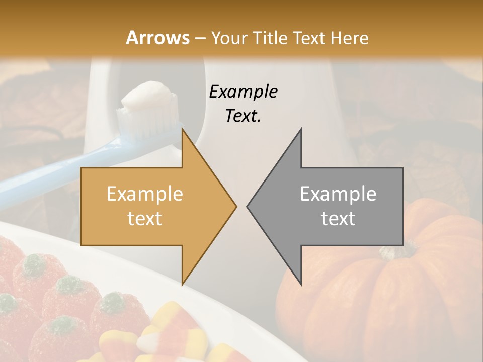 Pumpkin Spook Jujubes PowerPoint Template