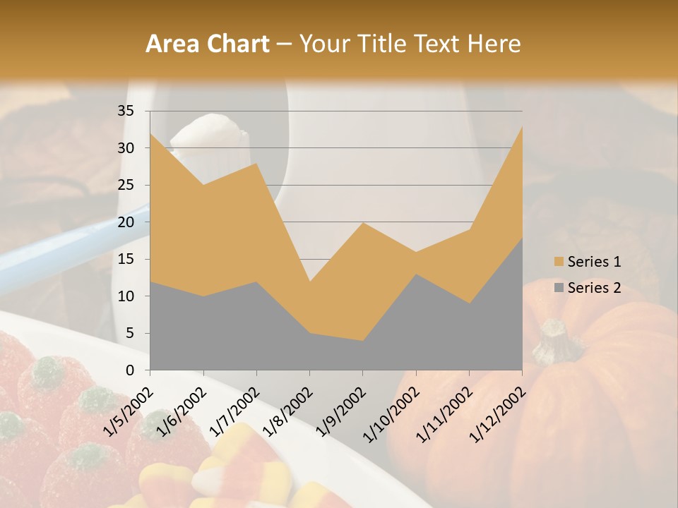 Pumpkin Spook Jujubes PowerPoint Template
