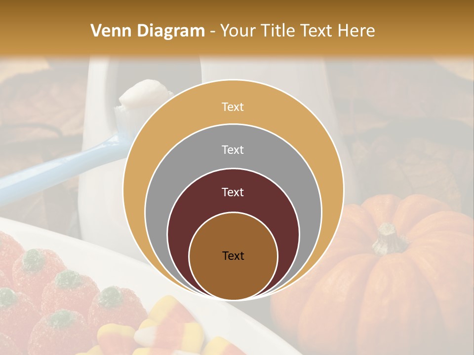 Pumpkin Spook Jujubes PowerPoint Template
