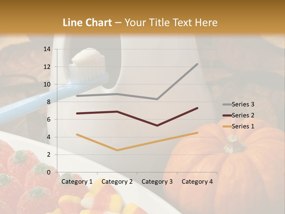 Pumpkin Spook Jujubes PowerPoint Template