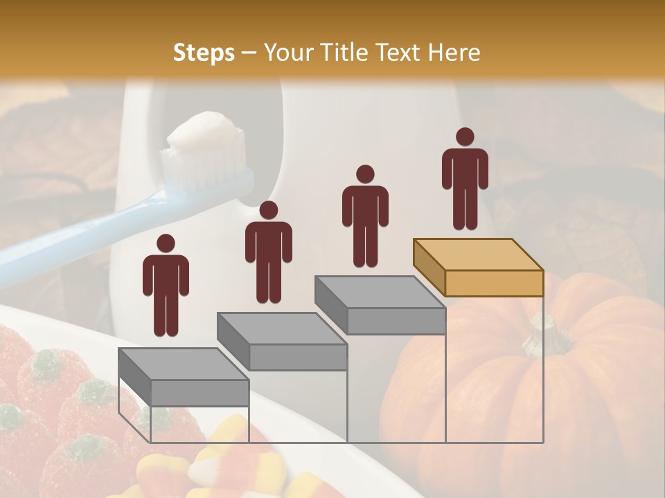 Pumpkin Spook Jujubes PowerPoint Template