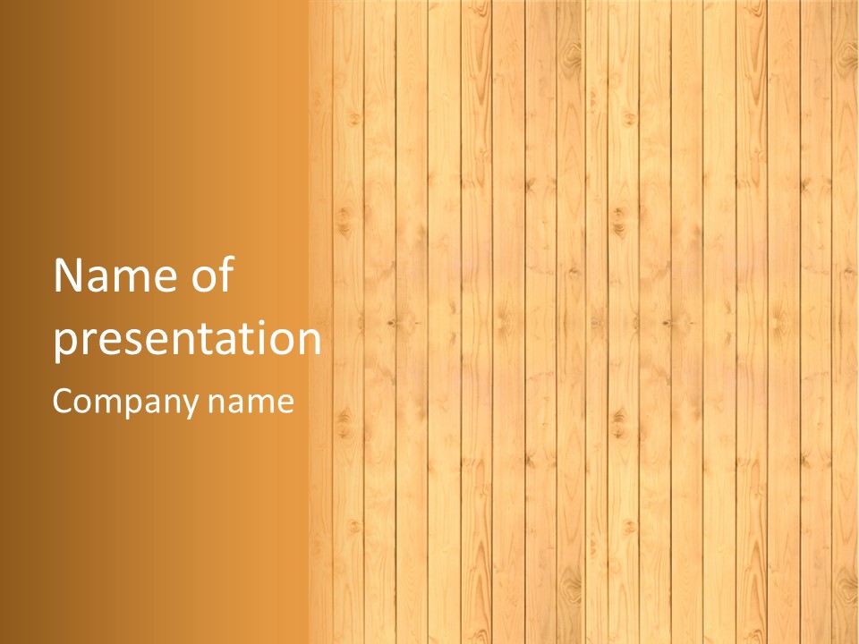 Floor Gold Row PowerPoint Template