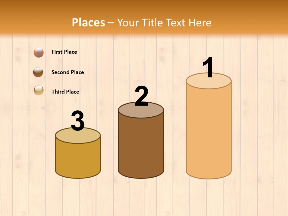 Floor Gold Row PowerPoint Template