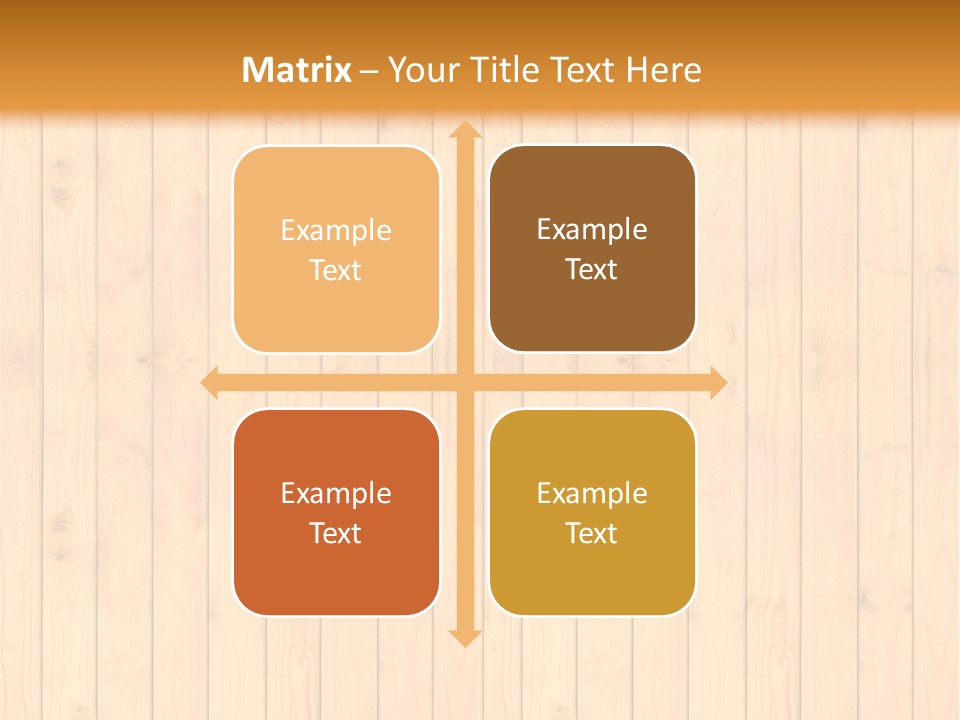 Floor Gold Row PowerPoint Template