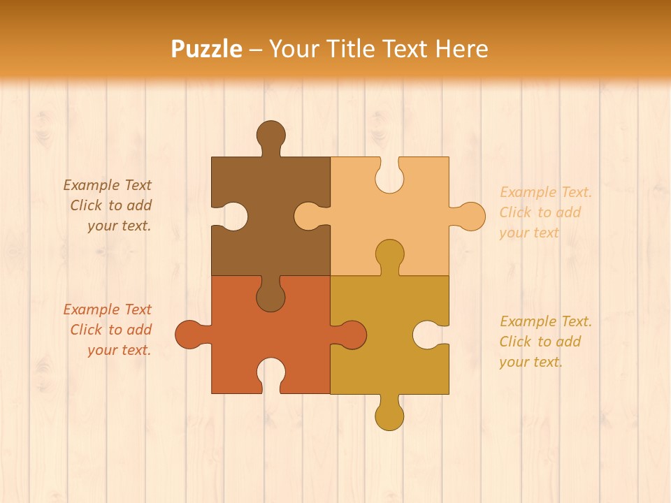 Floor Gold Row PowerPoint Template