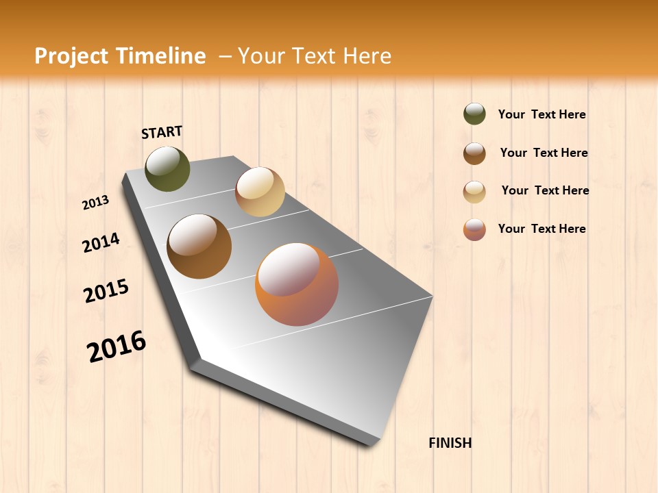 Floor Gold Row PowerPoint Template