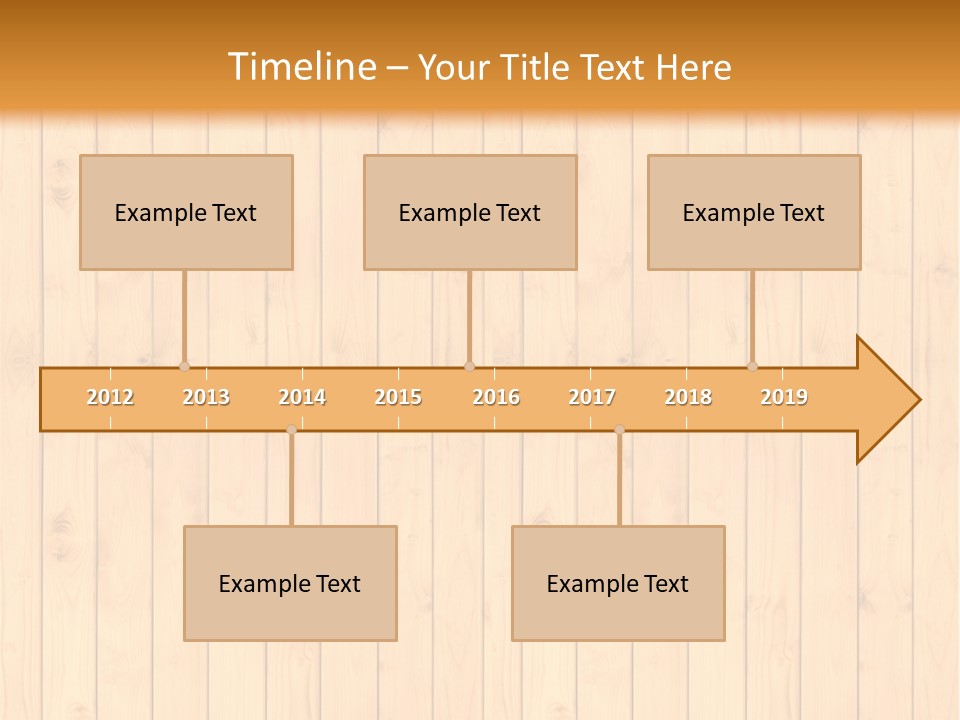 Floor Gold Row PowerPoint Template