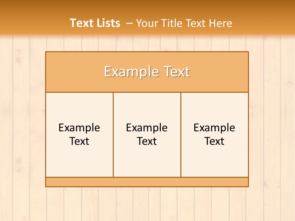 Floor Gold Row PowerPoint Template