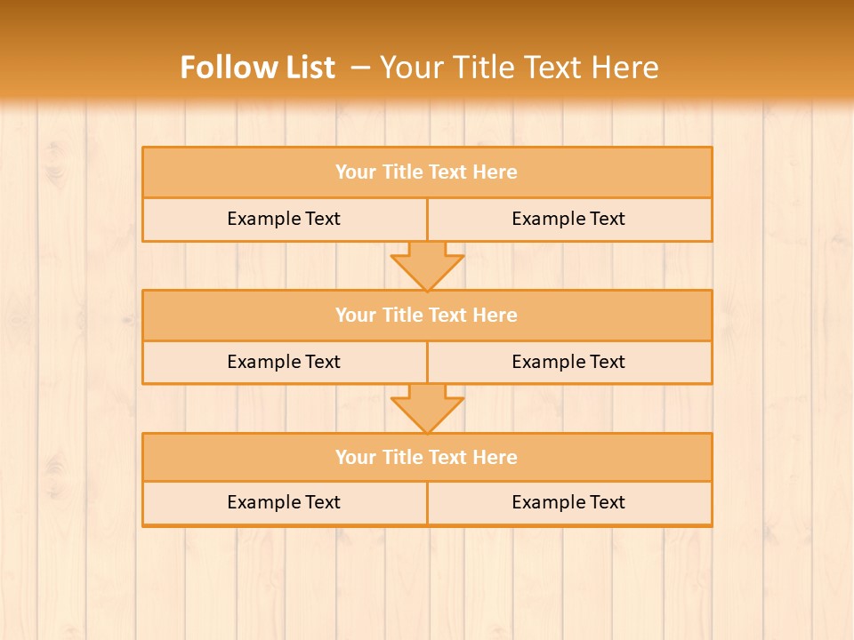 Floor Gold Row PowerPoint Template