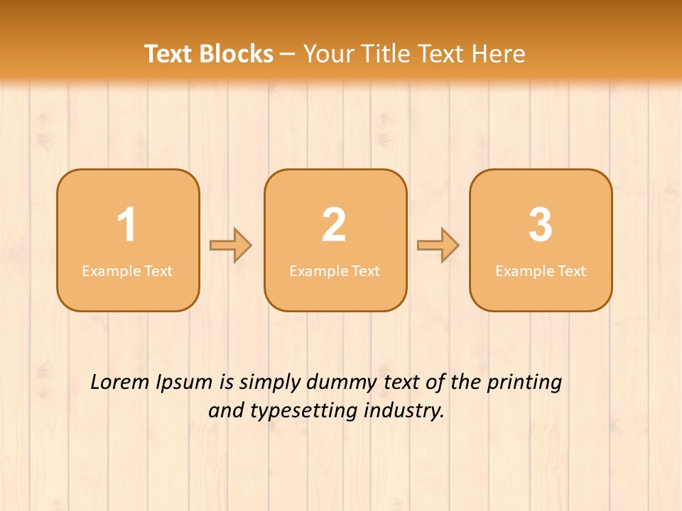 Floor Gold Row PowerPoint Template