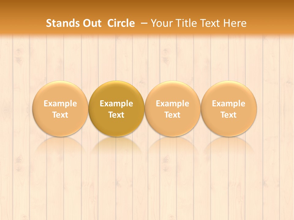 Floor Gold Row PowerPoint Template